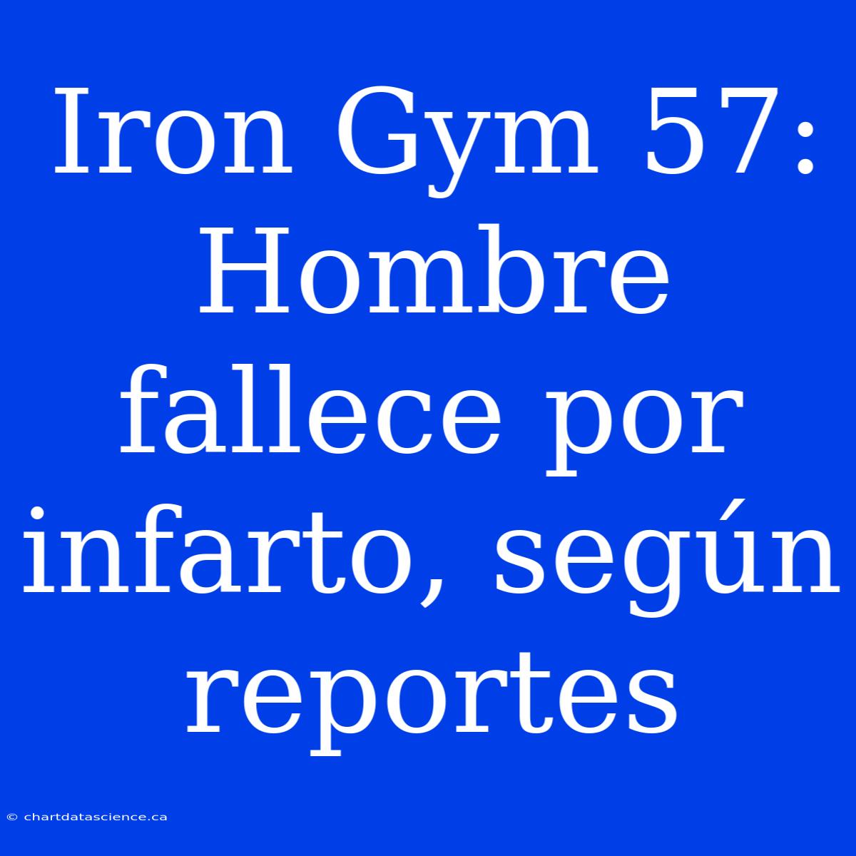 Iron Gym 57: Hombre Fallece Por Infarto, Según Reportes