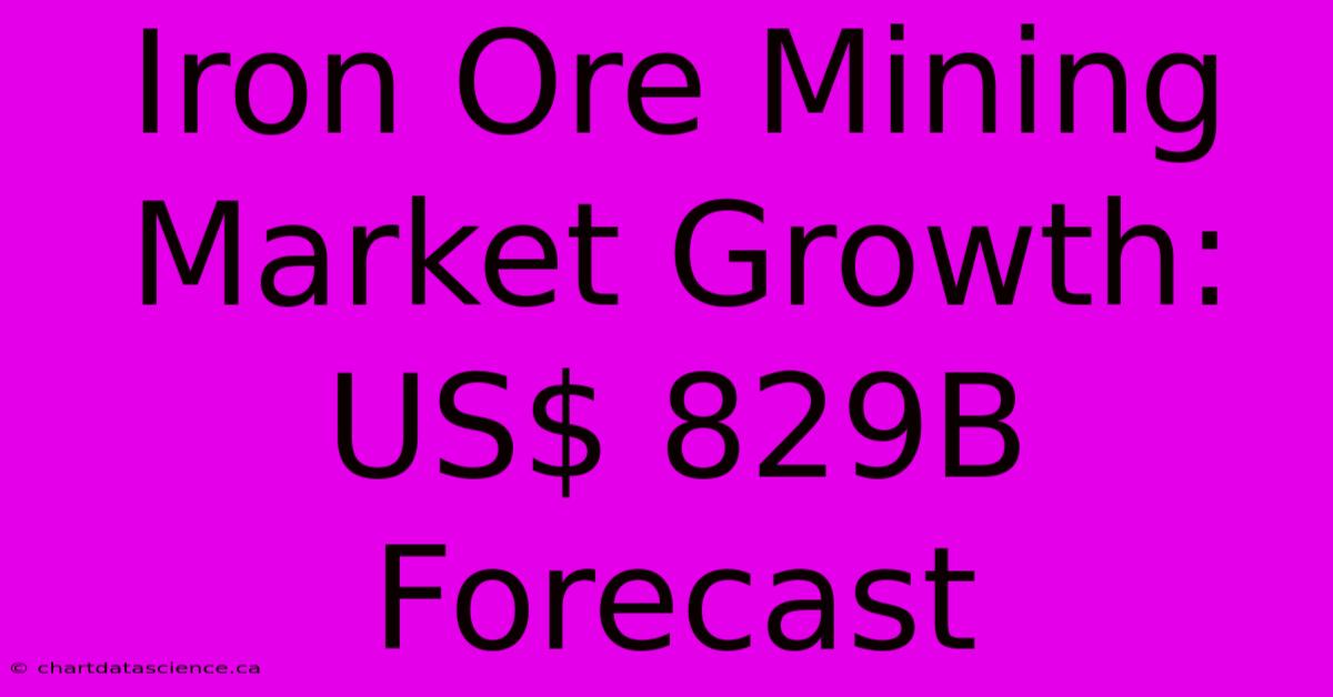 Iron Ore Mining Market Growth: US$ 829B Forecast