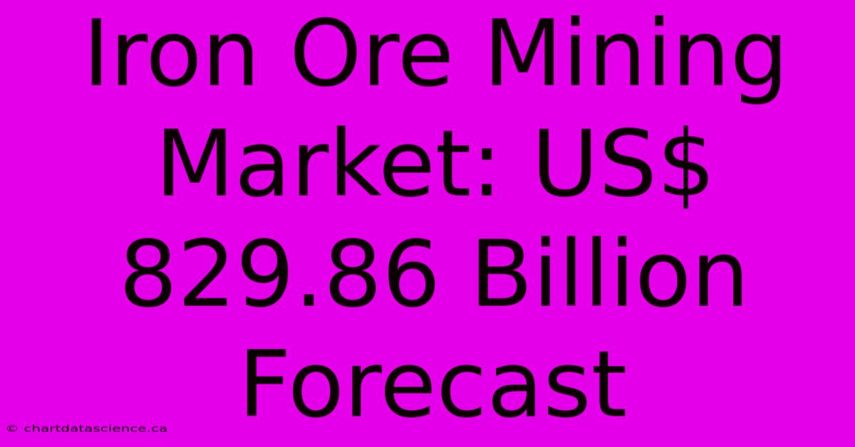 Iron Ore Mining Market: US$ 829.86 Billion Forecast