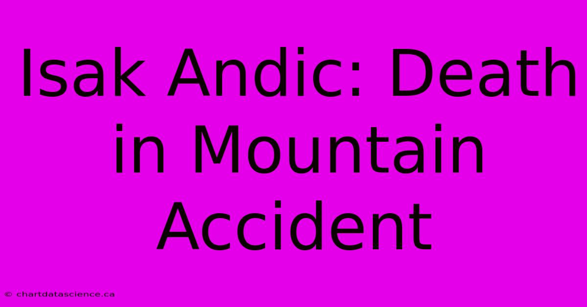 Isak Andic: Death In Mountain Accident