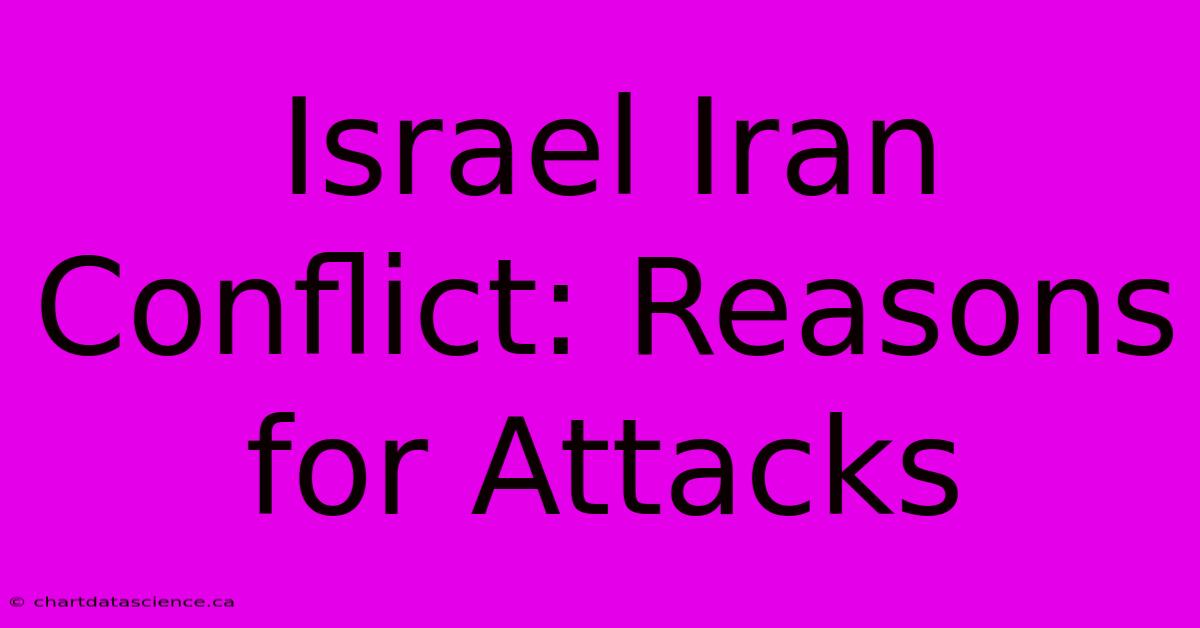 Israel Iran Conflict: Reasons For Attacks