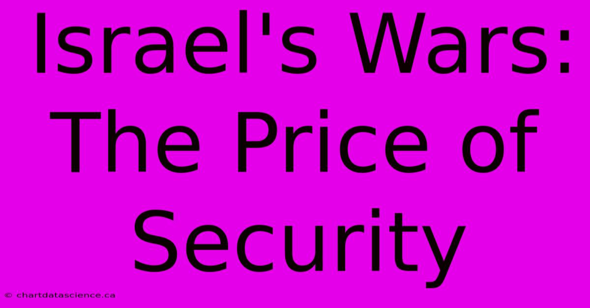 Israel's Wars: The Price Of Security