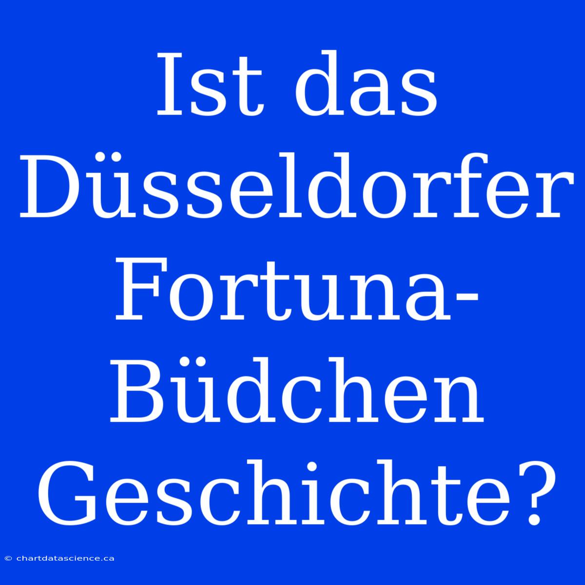 Ist Das Düsseldorfer Fortuna-Büdchen Geschichte?