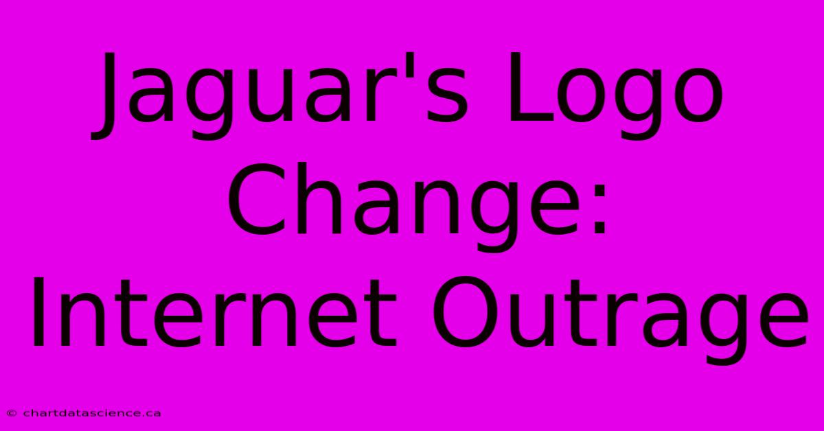 Jaguar's Logo Change: Internet Outrage