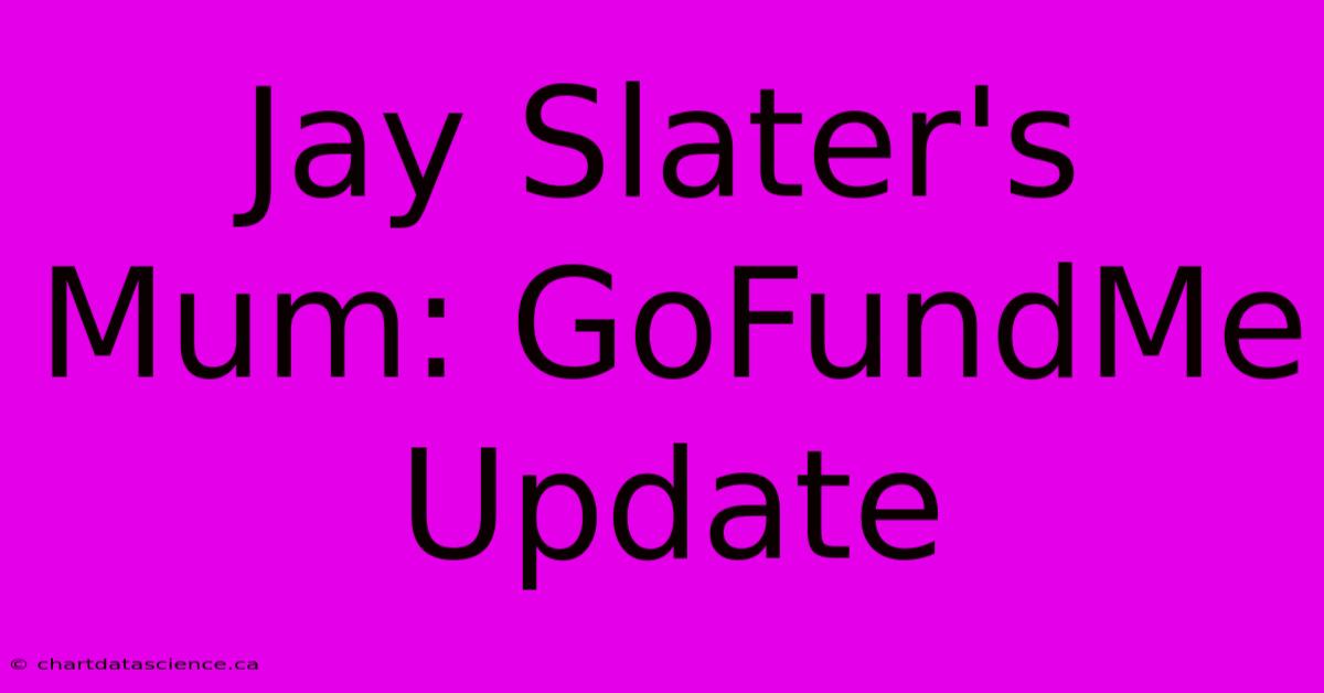 Jay Slater's Mum: GoFundMe Update