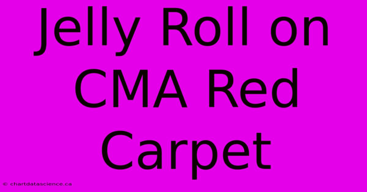 Jelly Roll On CMA Red Carpet