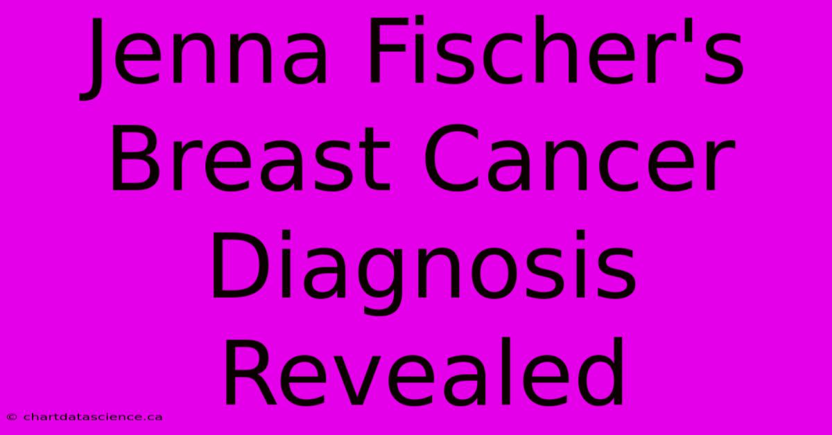 Jenna Fischer's Breast Cancer Diagnosis Revealed