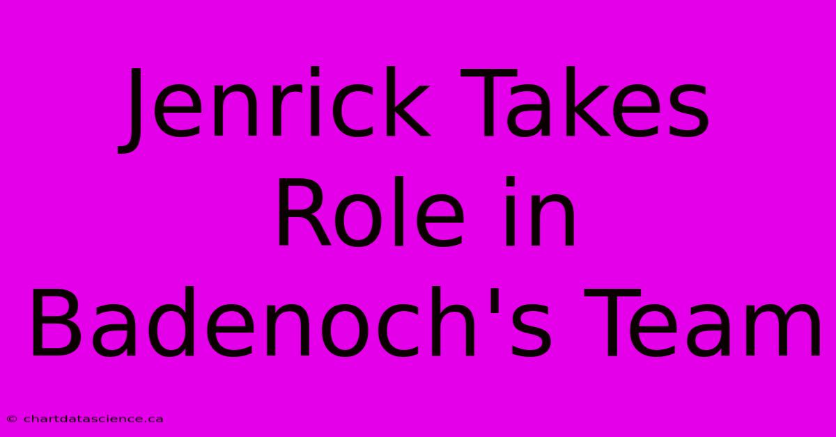 Jenrick Takes Role In Badenoch's Team