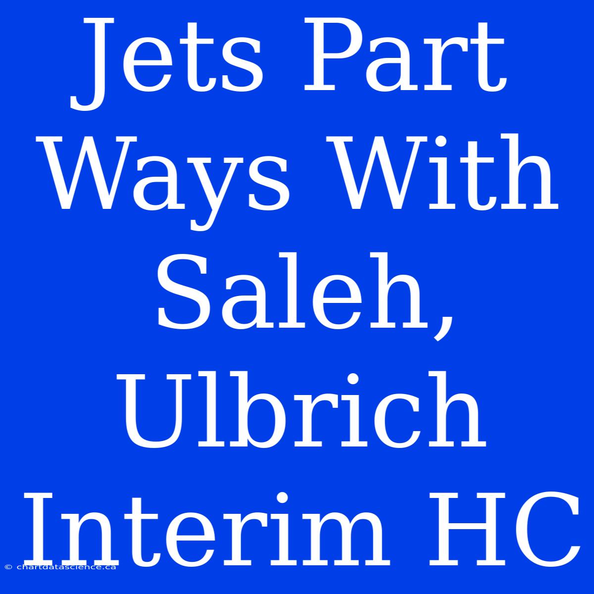 Jets Part Ways With Saleh, Ulbrich Interim HC