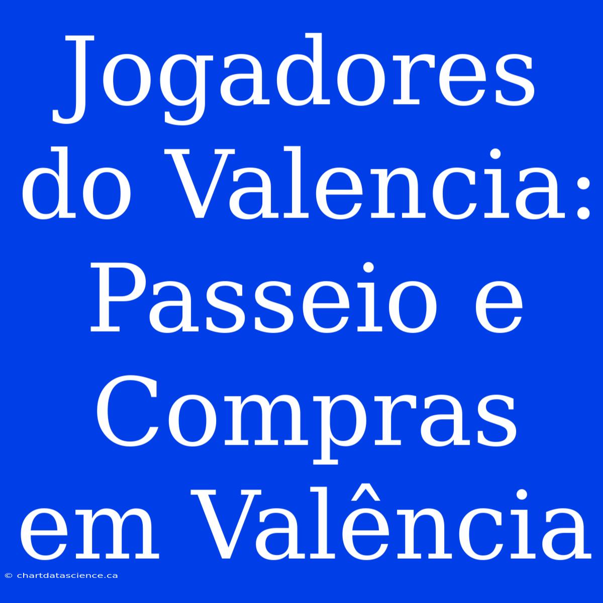 Jogadores Do Valencia: Passeio E Compras Em Valência