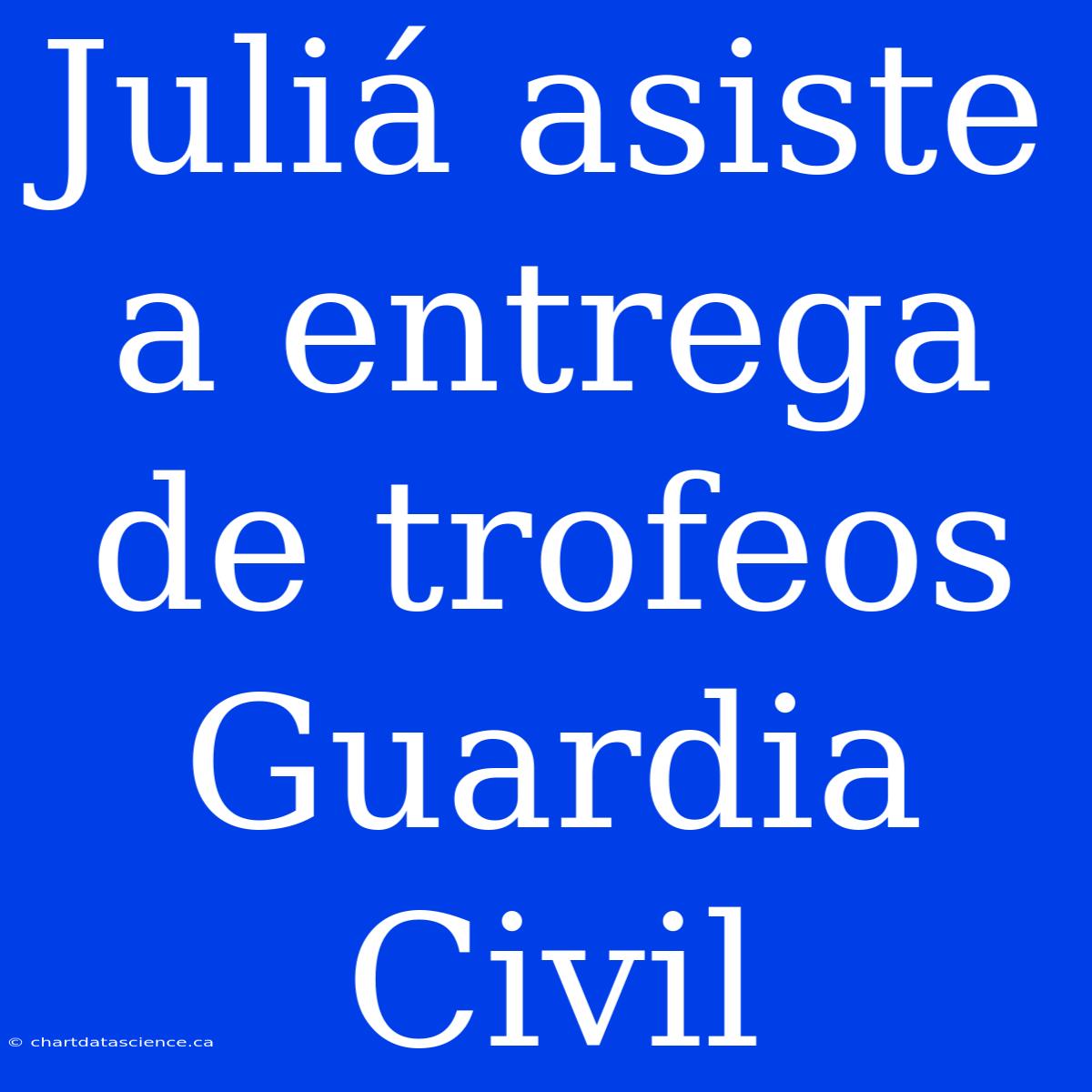 Juliá Asiste A Entrega De Trofeos Guardia Civil