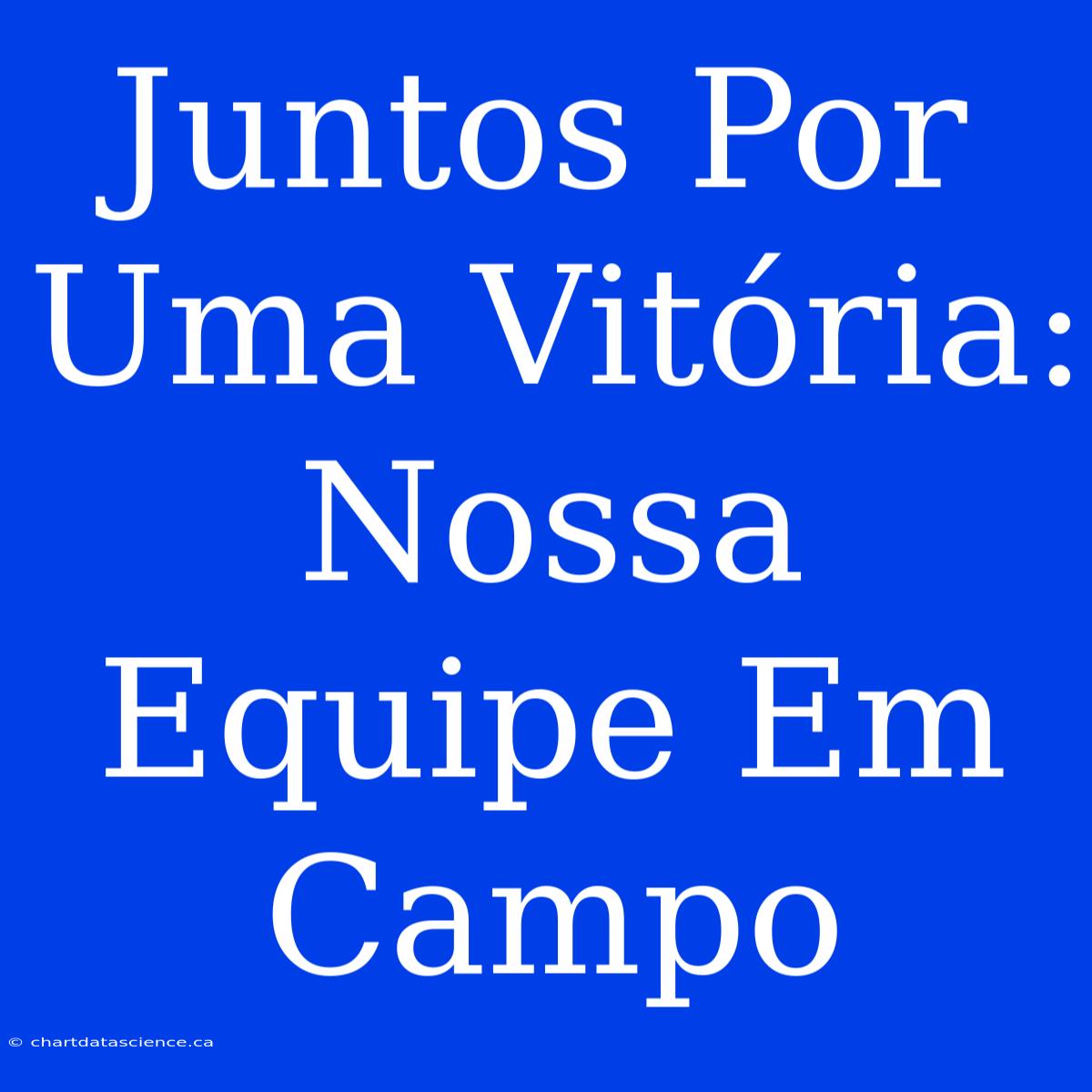 Juntos Por Uma Vitória: Nossa Equipe Em Campo