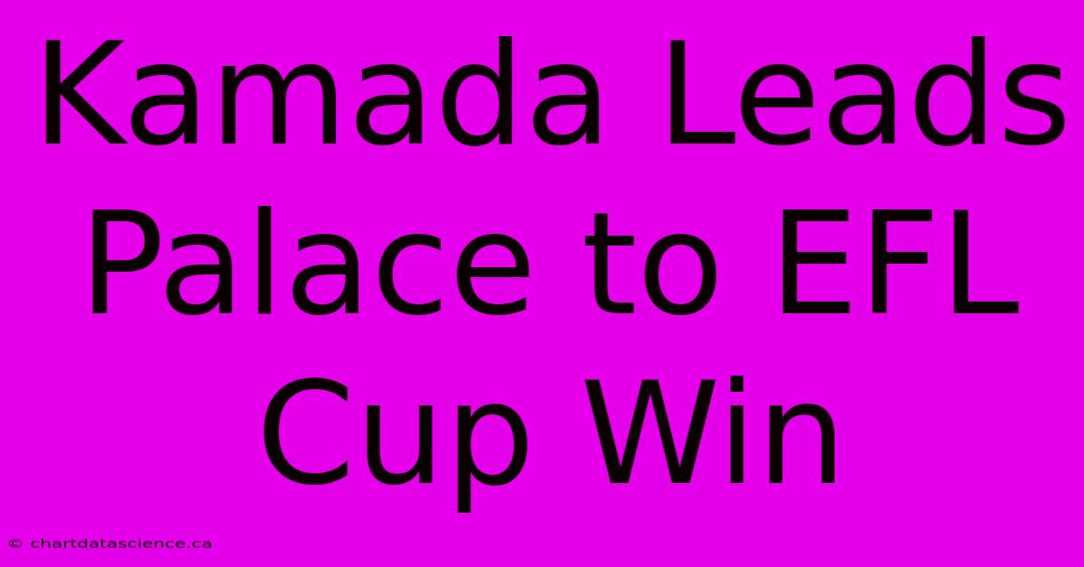 Kamada Leads Palace To EFL Cup Win