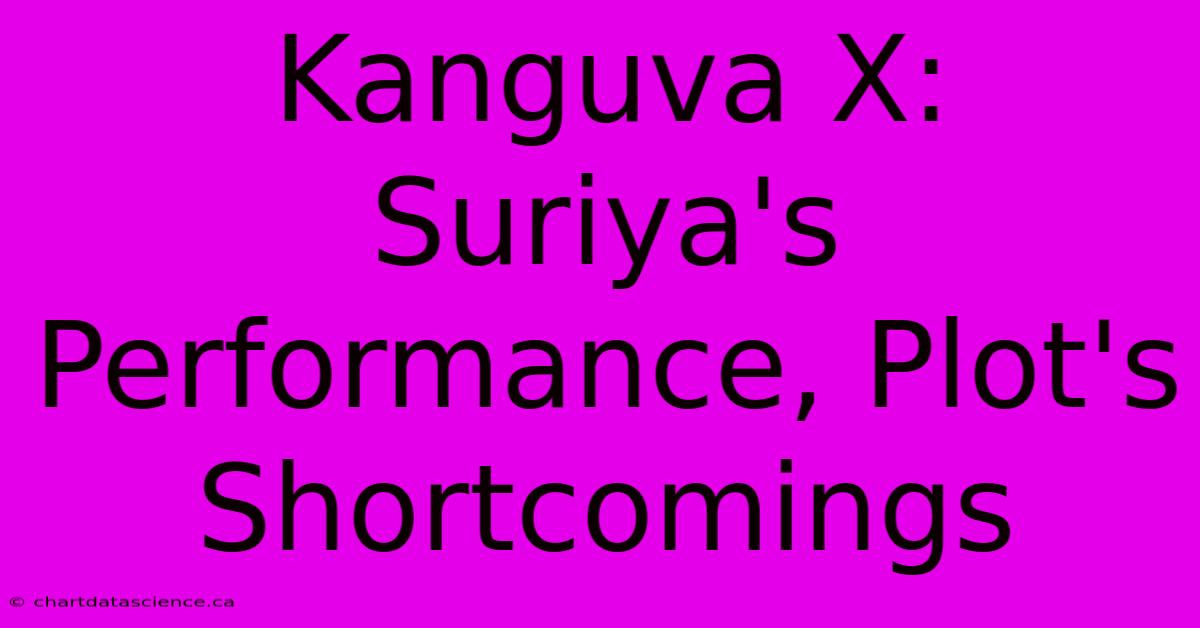 Kanguva X: Suriya's Performance, Plot's Shortcomings