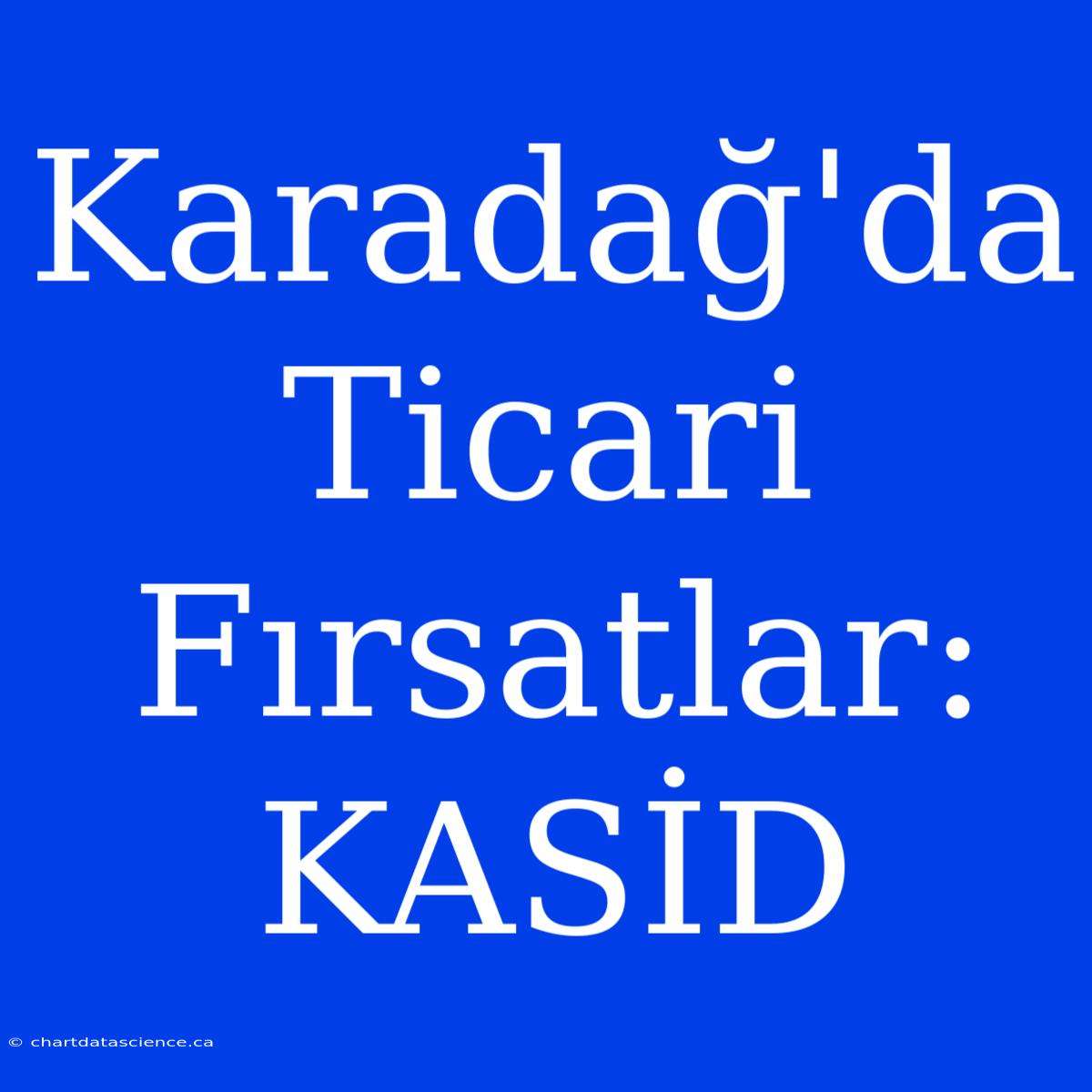 Karadağ'da Ticari Fırsatlar: KASİD