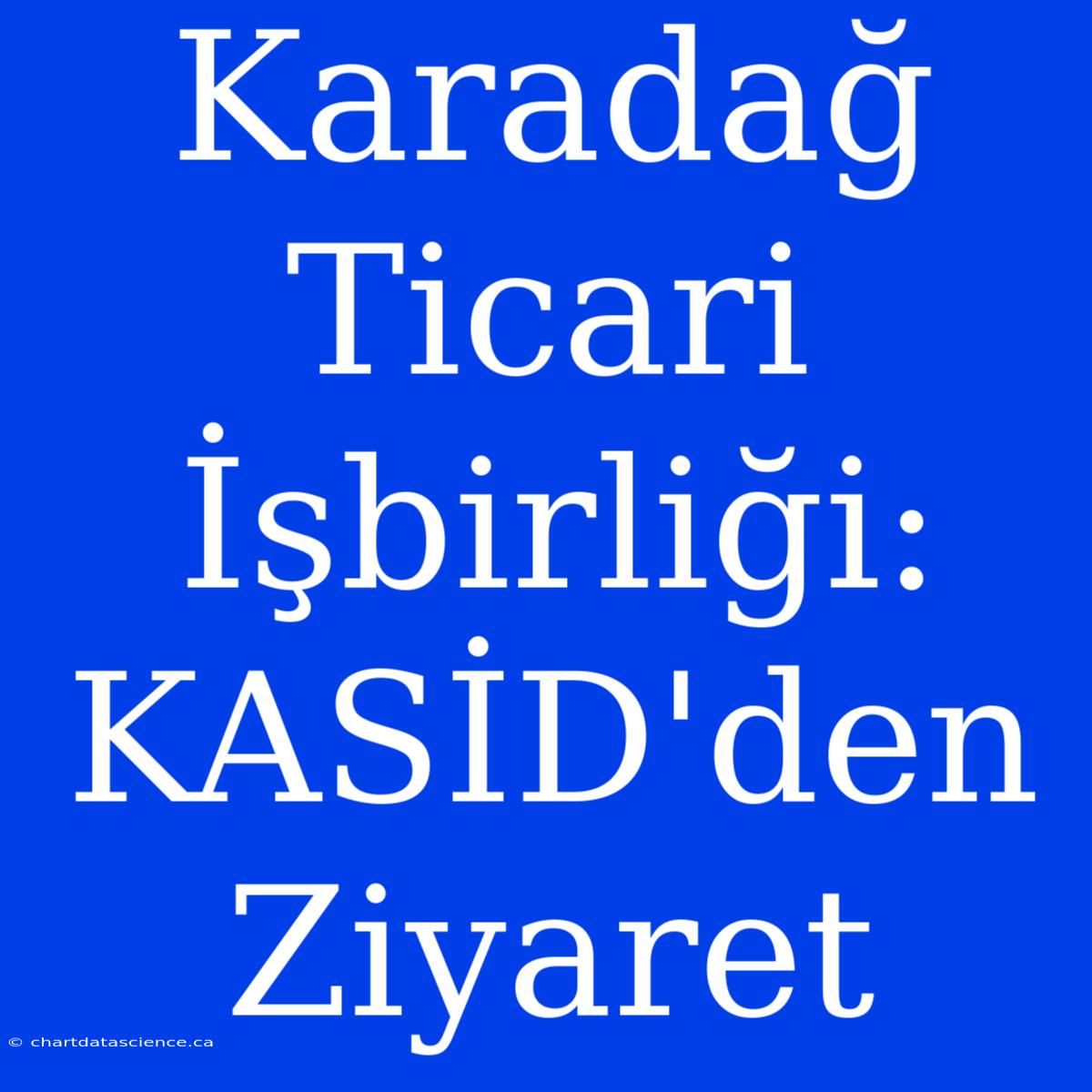 Karadağ Ticari İşbirliği: KASİD'den Ziyaret