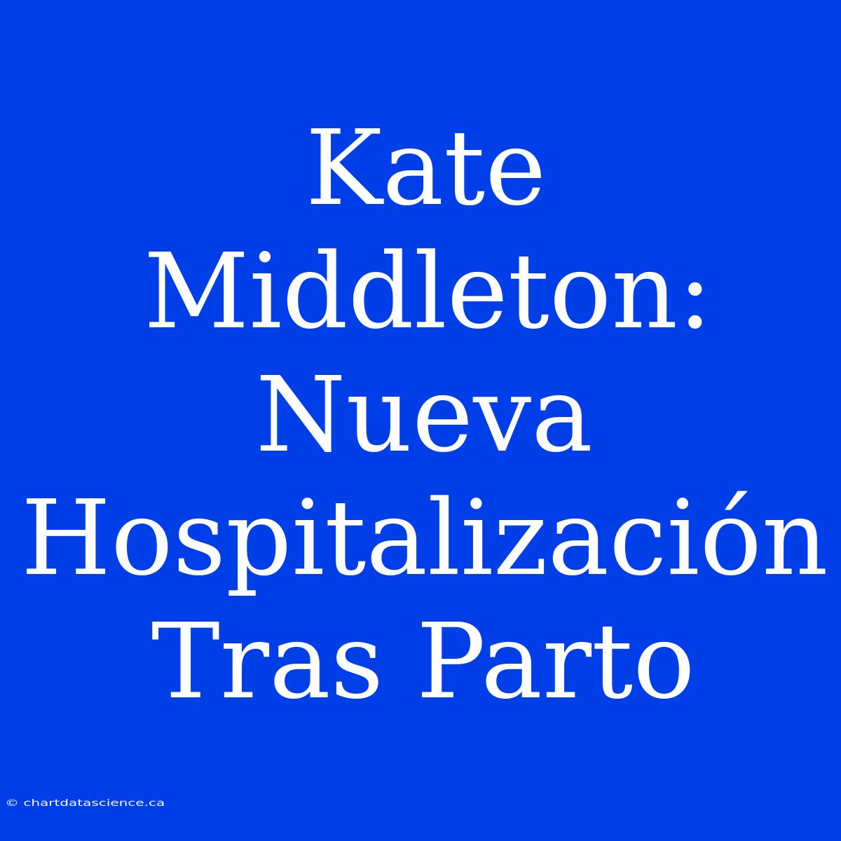 Kate Middleton: Nueva Hospitalización Tras Parto