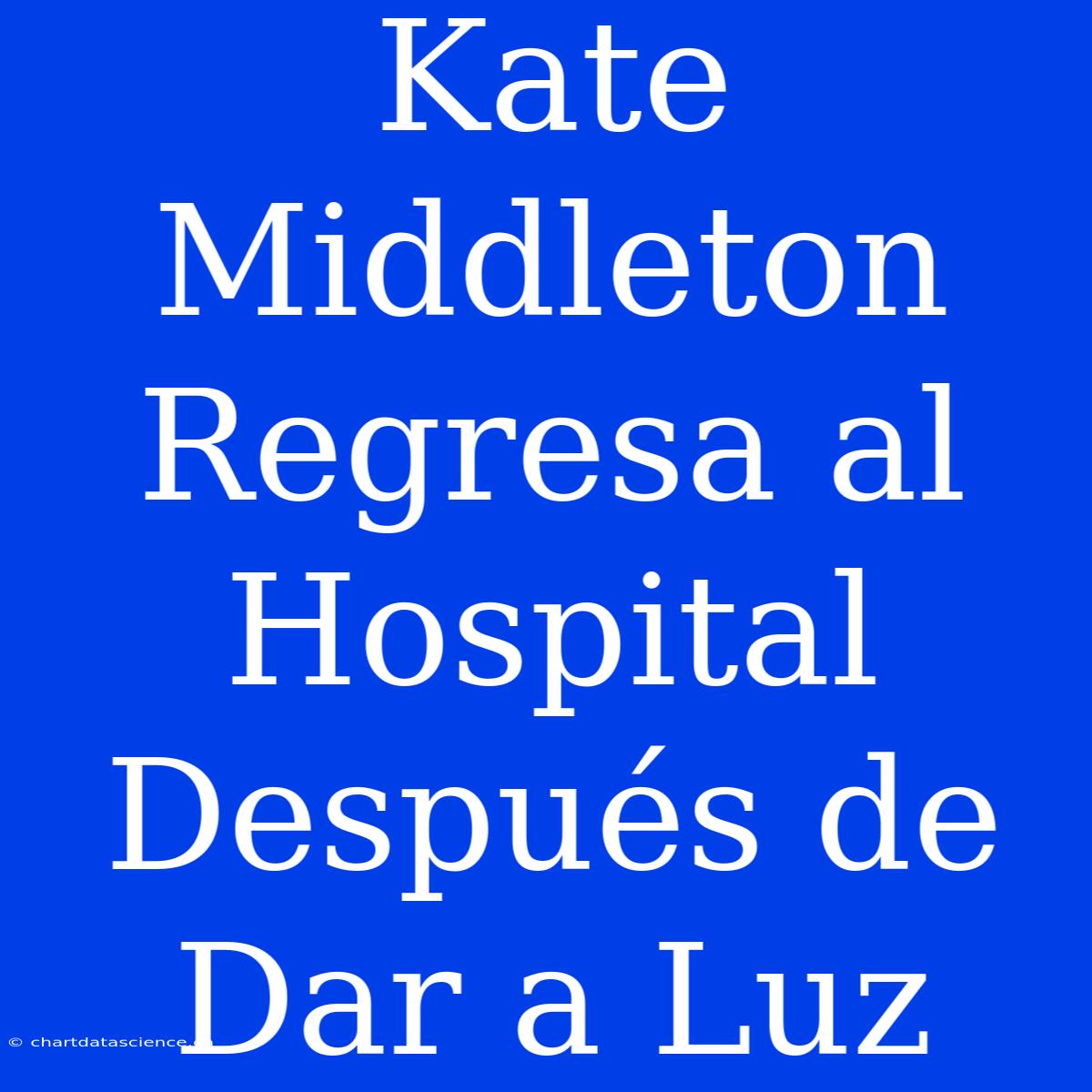 Kate Middleton Regresa Al Hospital Después De Dar A Luz