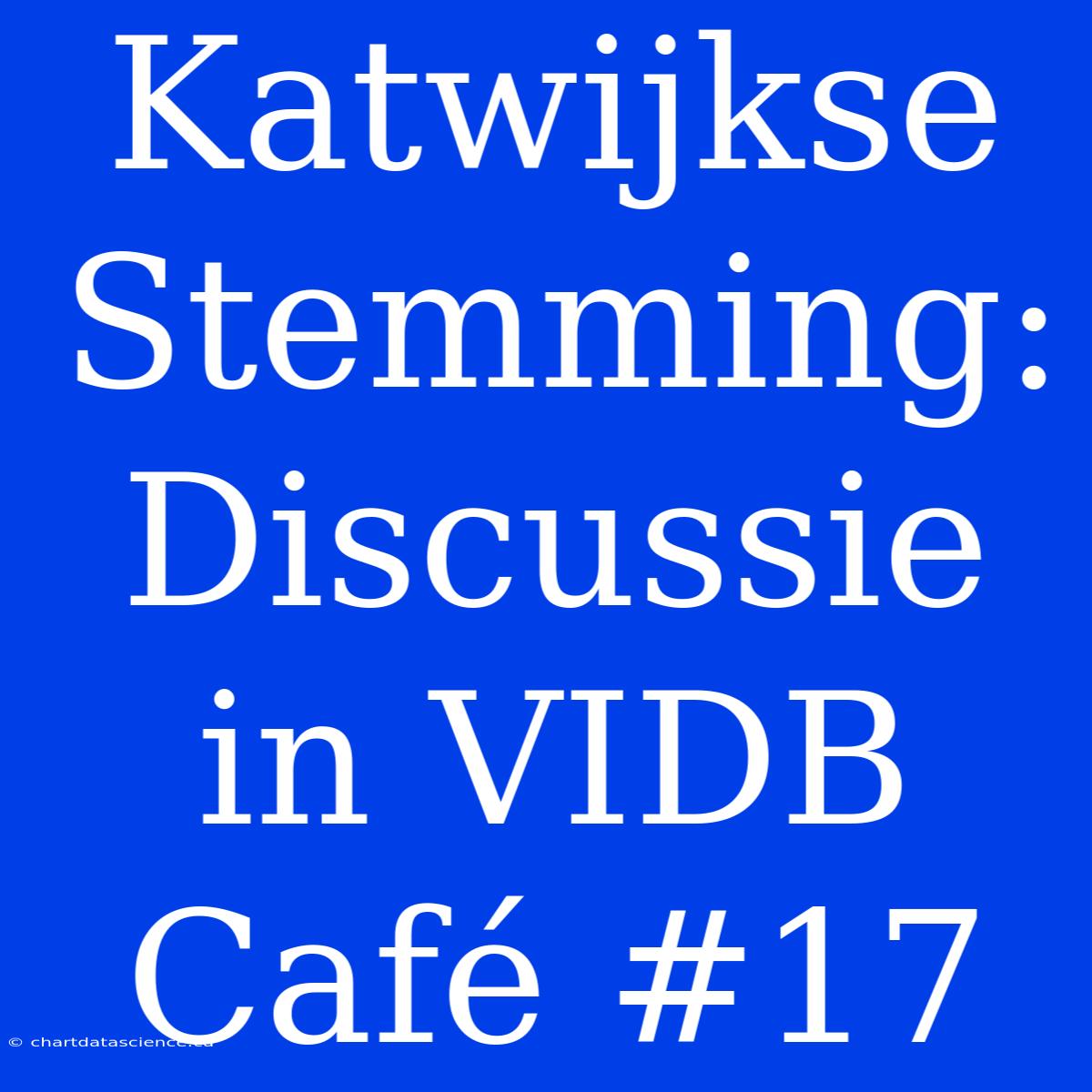 Katwijkse Stemming: Discussie In VIDB Café #17