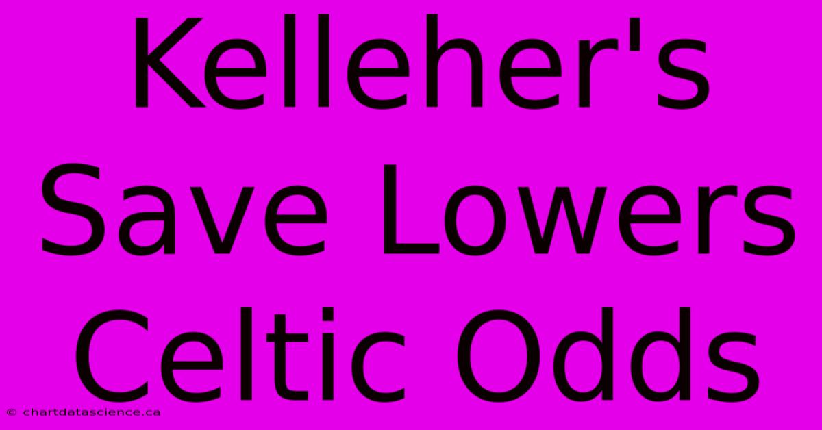 Kelleher's Save Lowers Celtic Odds