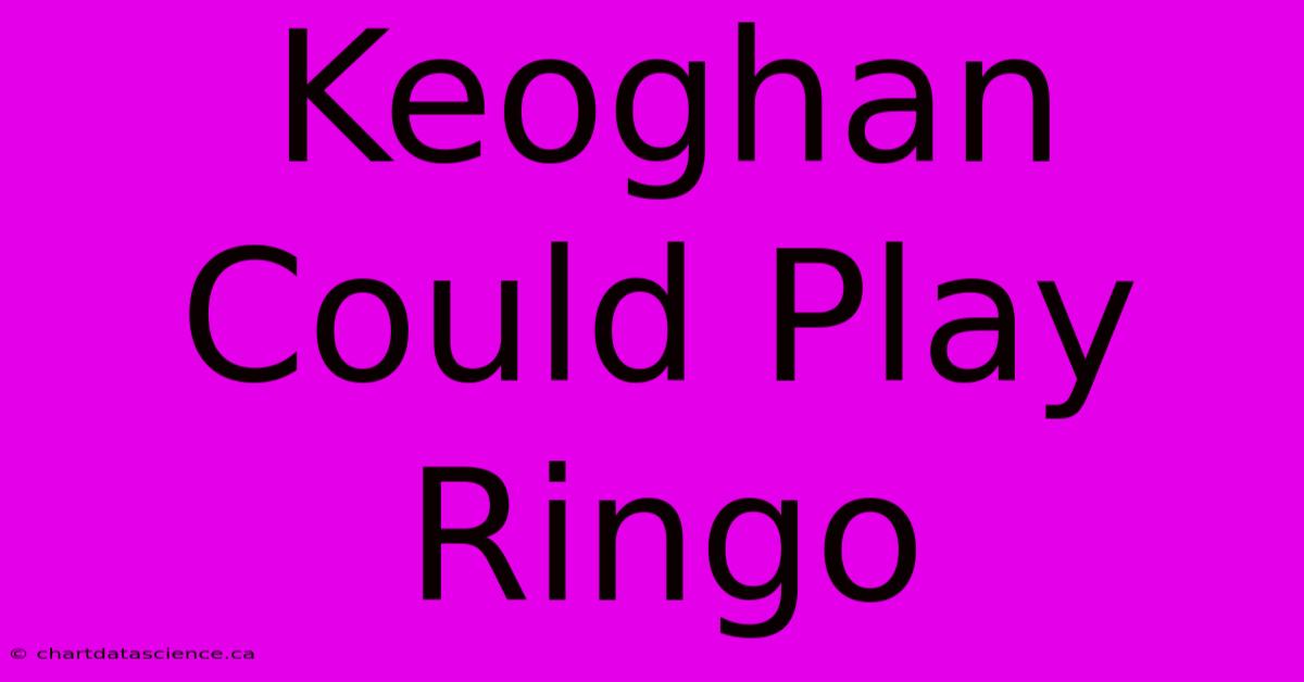 Keoghan Could Play Ringo