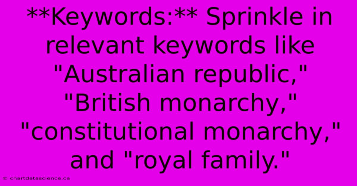 **Keywords:** Sprinkle In Relevant Keywords Like 