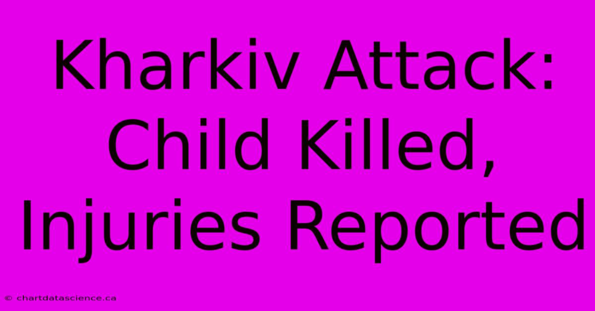 Kharkiv Attack: Child Killed, Injuries Reported