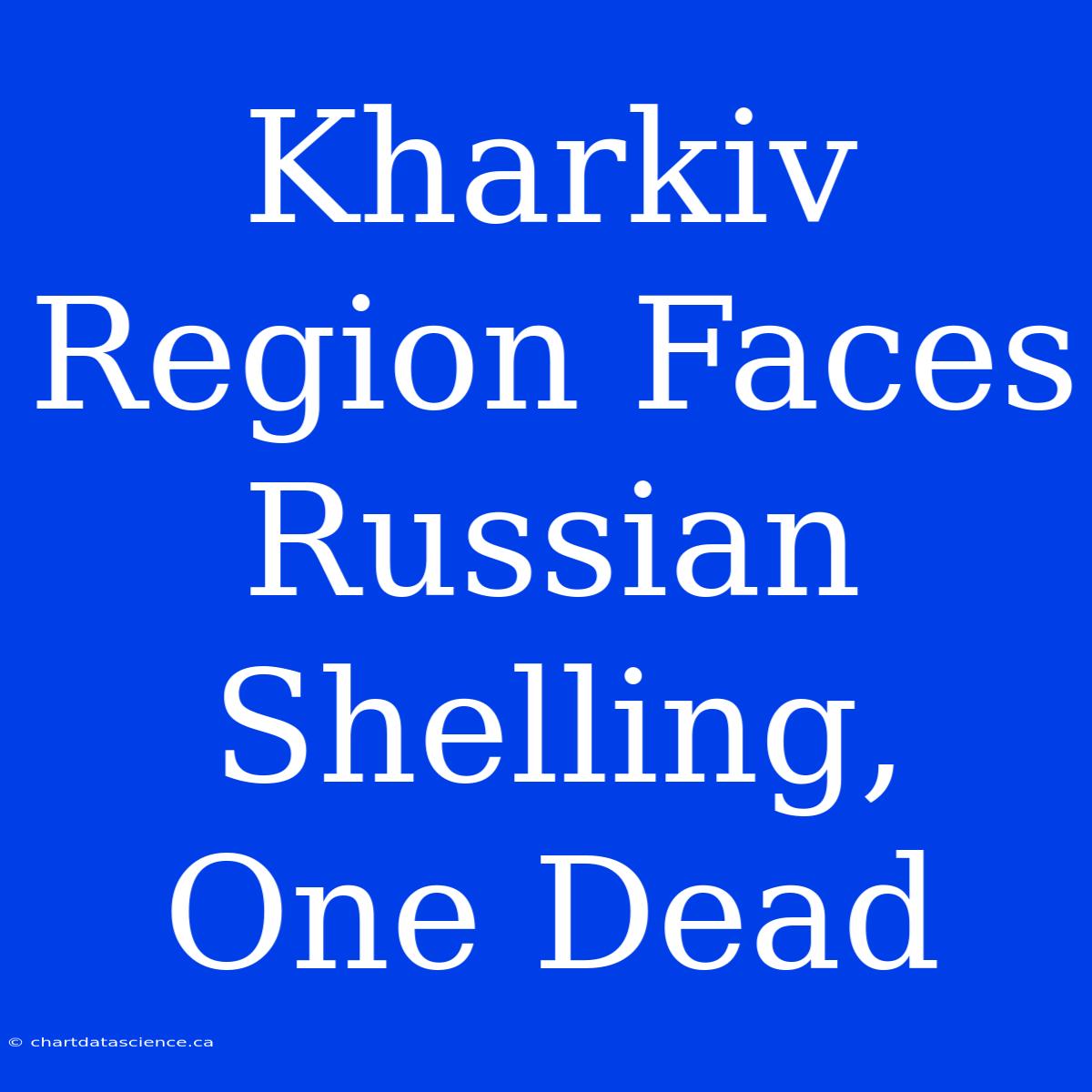 Kharkiv Region Faces Russian Shelling, One Dead