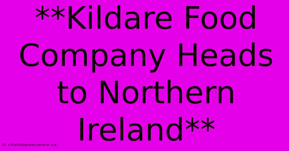 **Kildare Food Company Heads To Northern Ireland**