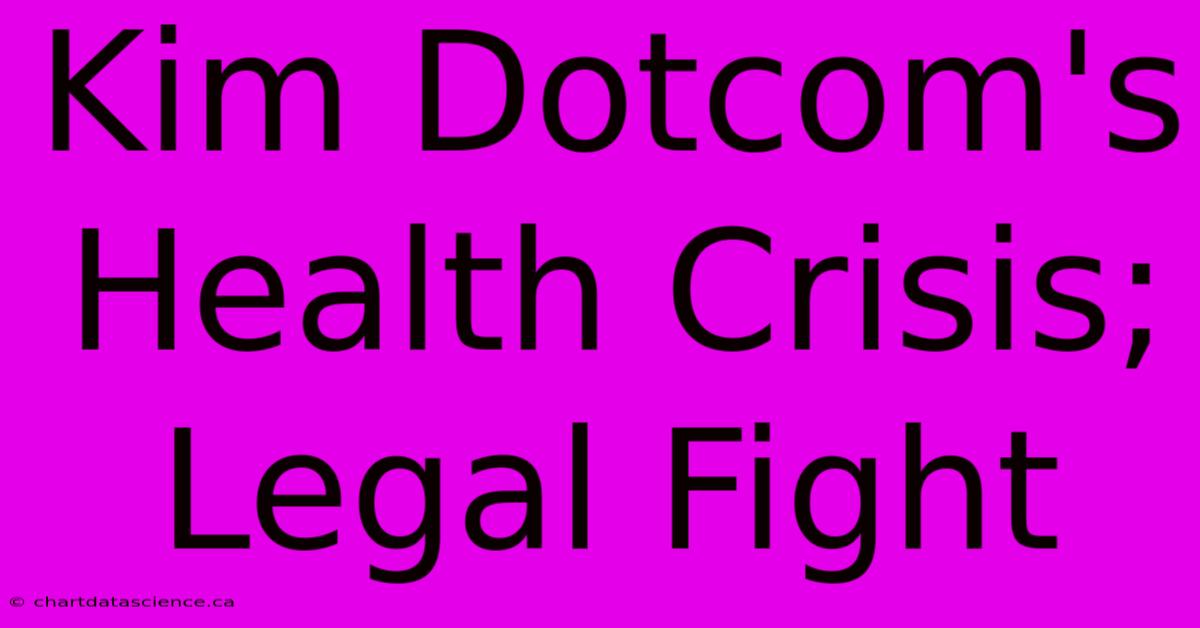 Kim Dotcom's Health Crisis; Legal Fight