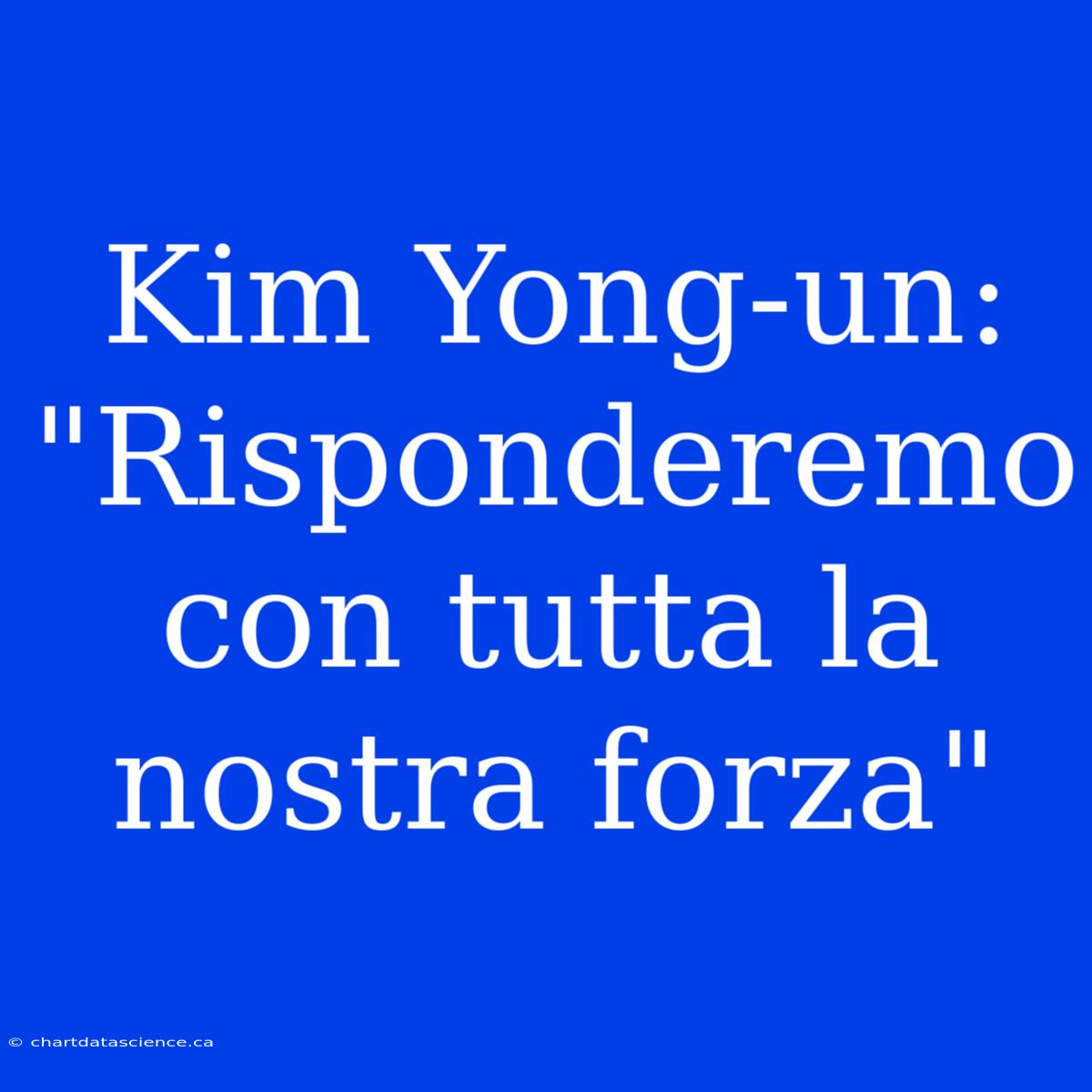 Kim Yong-un: 