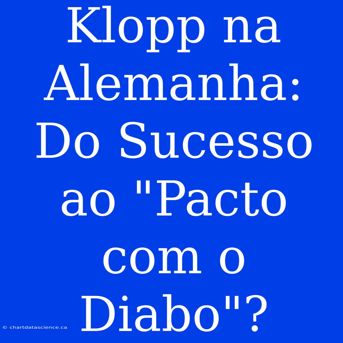 Klopp Na Alemanha: Do Sucesso Ao 