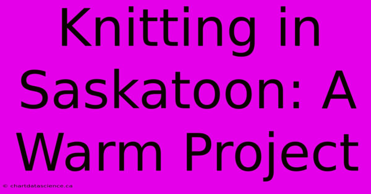 Knitting In Saskatoon: A Warm Project