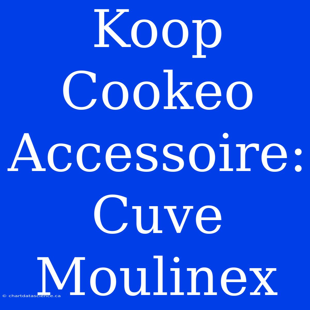 Koop Cookeo Accessoire: Cuve Moulinex