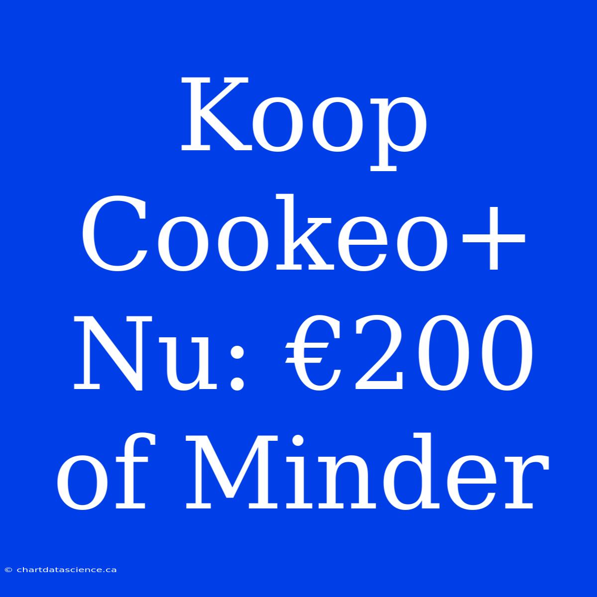 Koop Cookeo+ Nu: €200 Of Minder