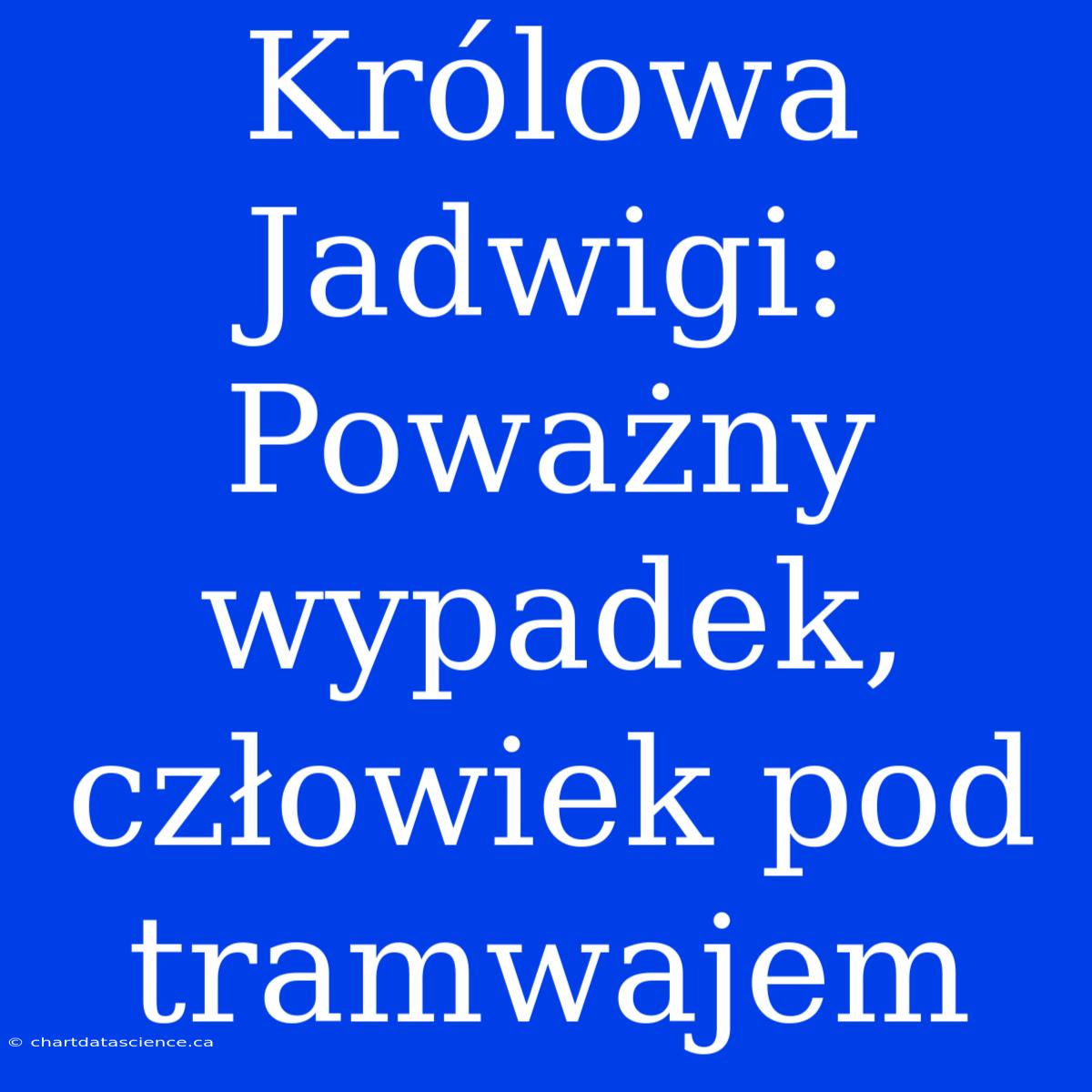 Królowa Jadwigi: Poważny Wypadek, Człowiek Pod Tramwajem