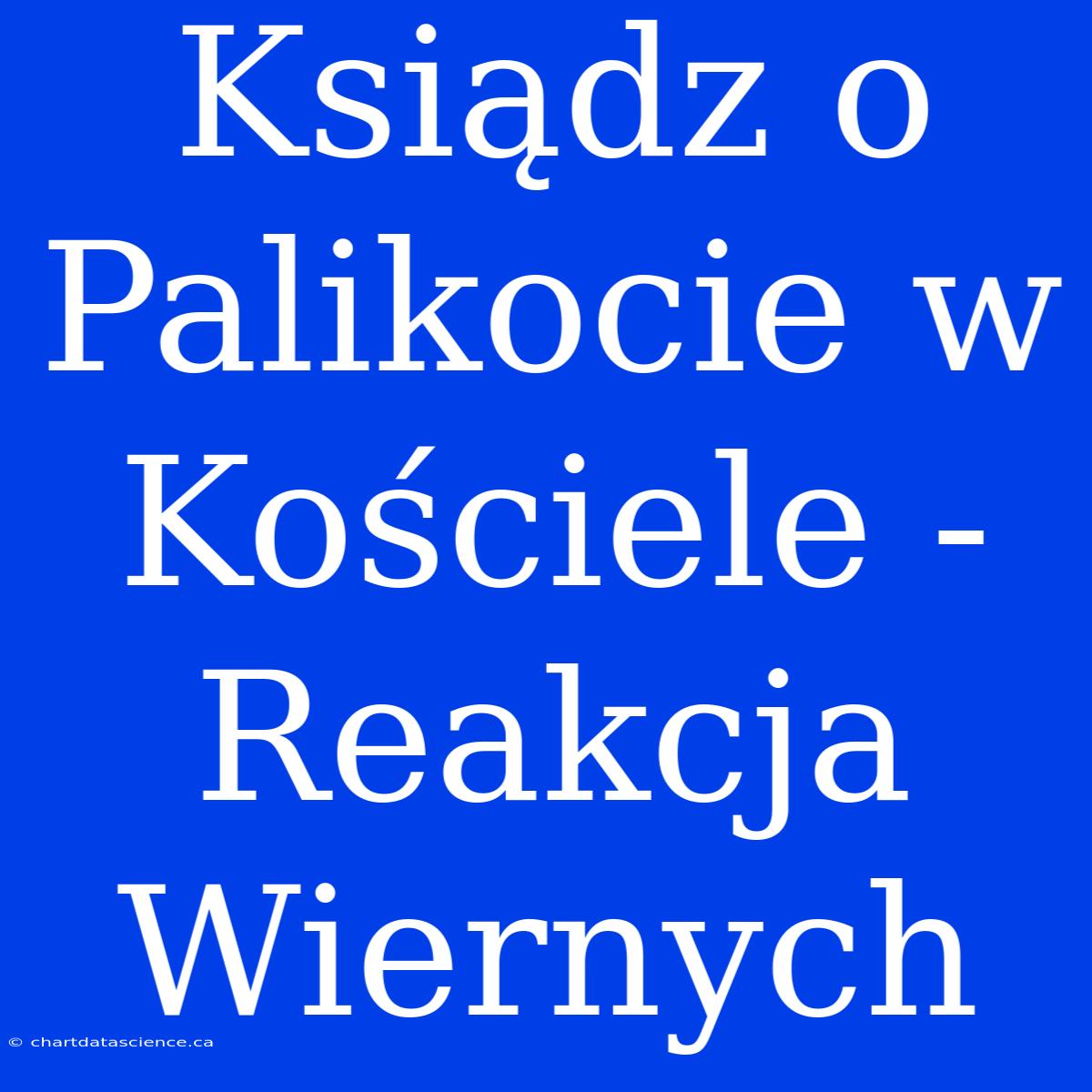 Ksiądz O Palikocie W Kościele - Reakcja Wiernych