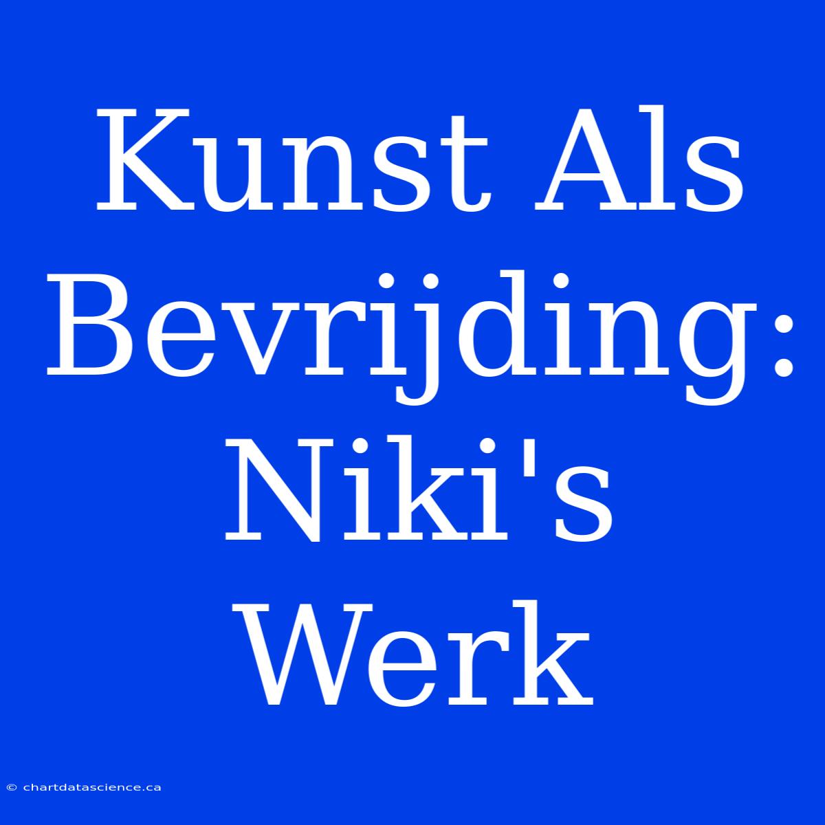 Kunst Als Bevrijding: Niki's Werk