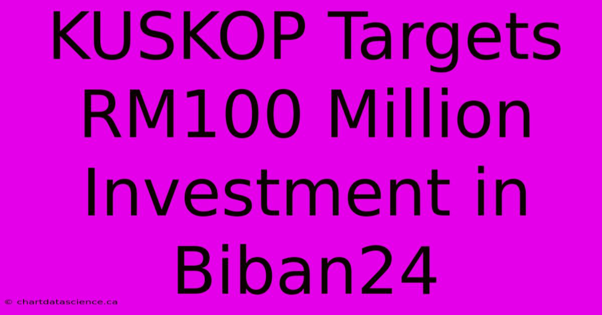 KUSKOP Targets RM100 Million Investment In Biban24