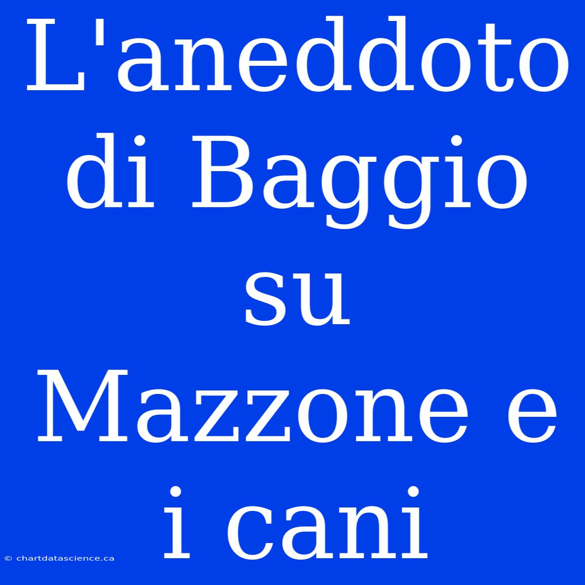 L'aneddoto Di Baggio Su Mazzone E I Cani