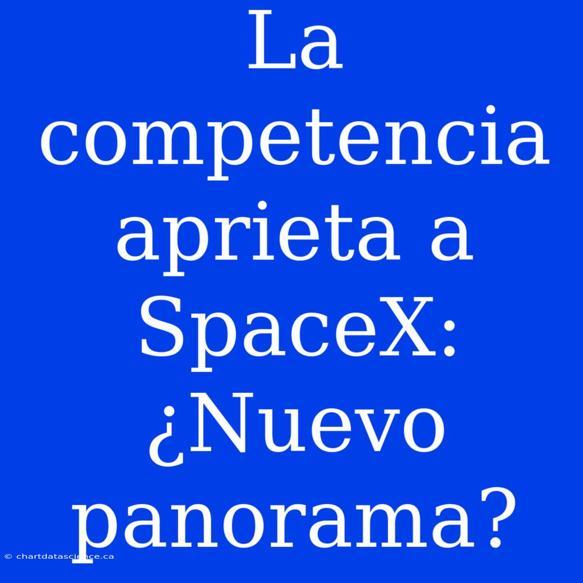 La Competencia Aprieta A SpaceX: ¿Nuevo Panorama?