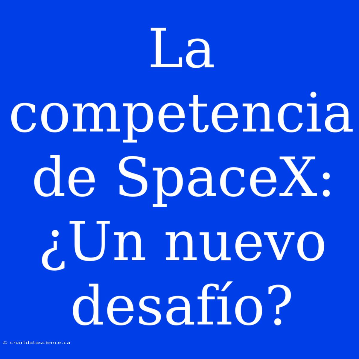 La Competencia De SpaceX: ¿Un Nuevo Desafío?