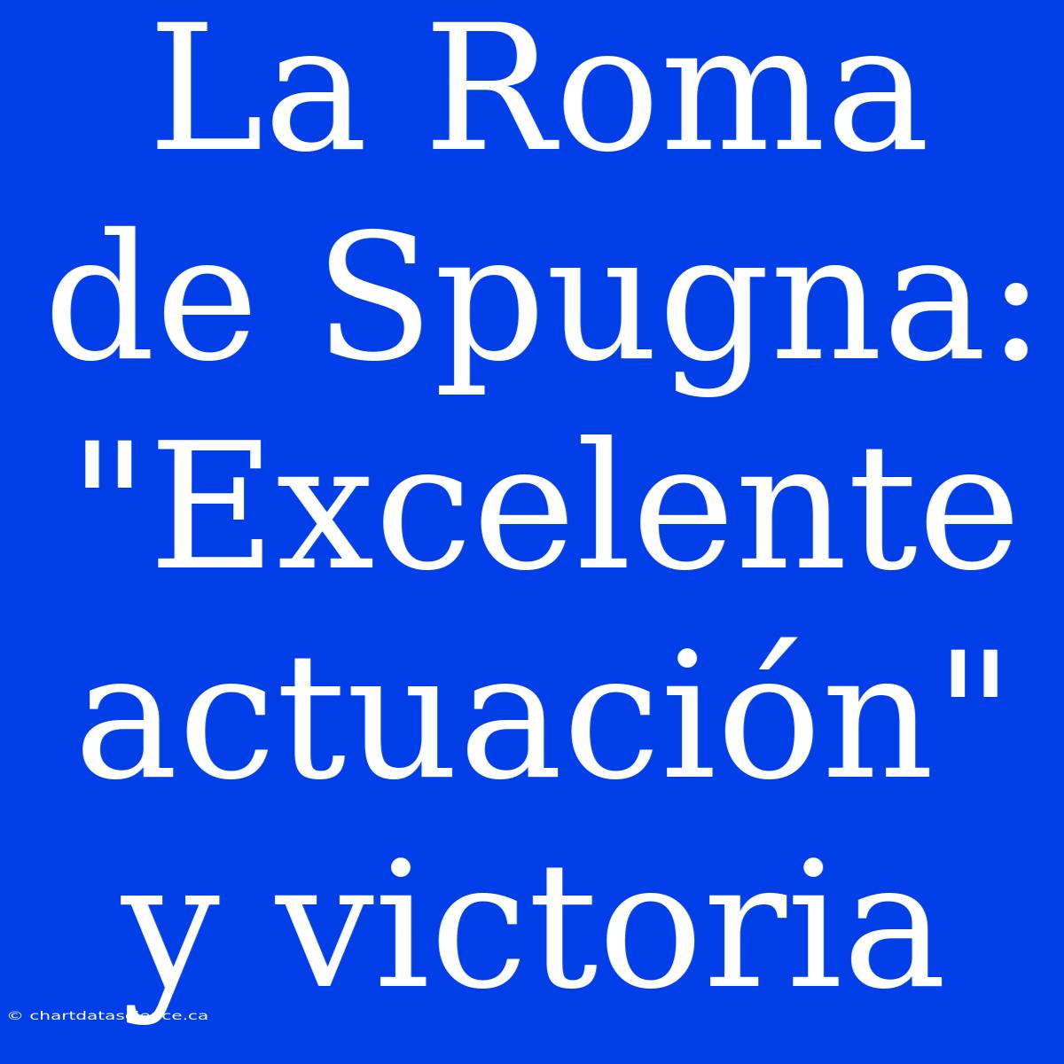 La Roma De Spugna: 