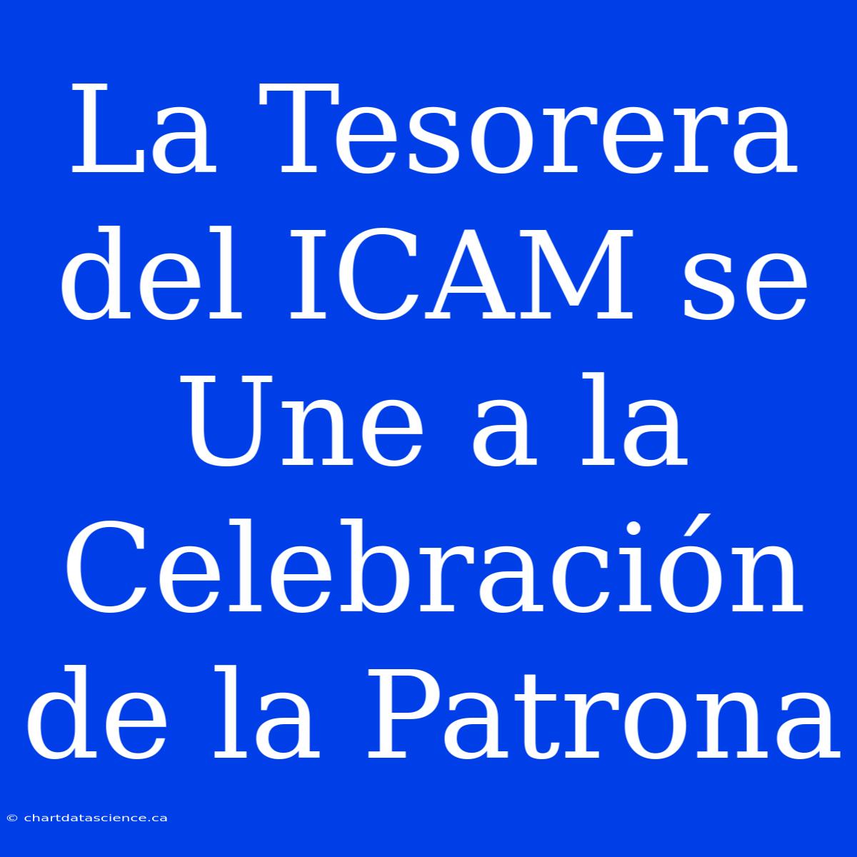 La Tesorera Del ICAM Se Une A La Celebración De La Patrona