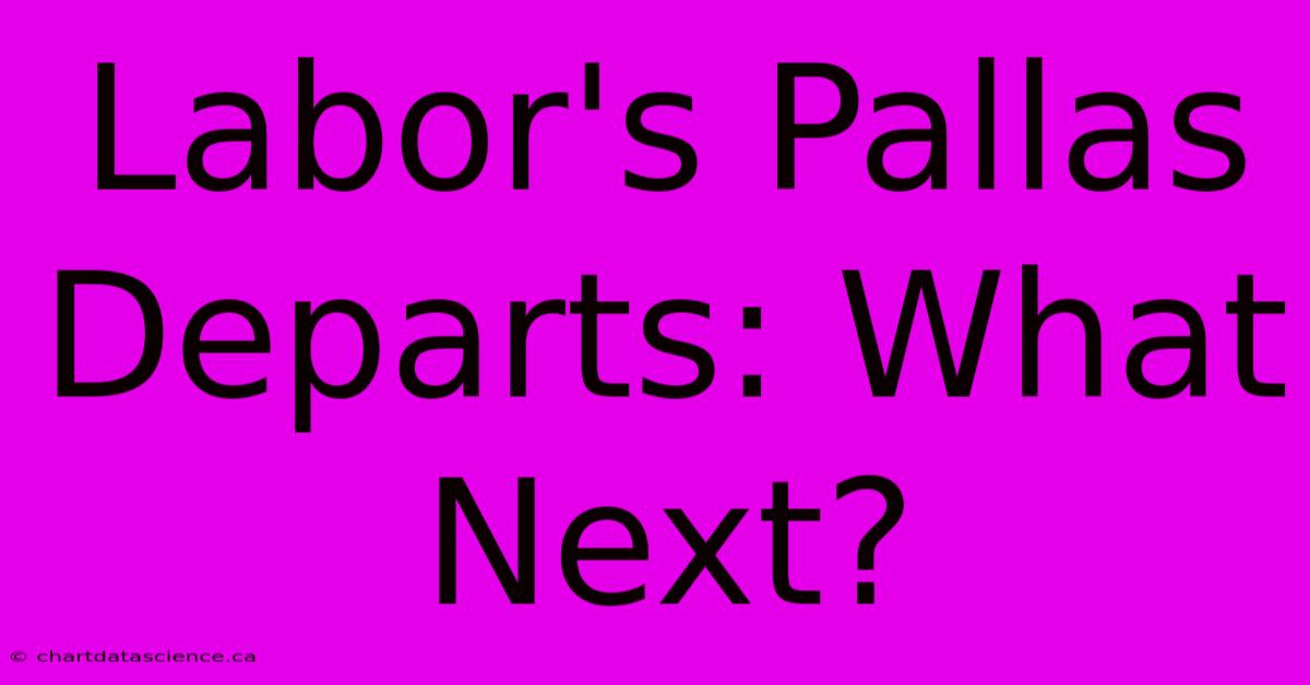 Labor's Pallas Departs: What Next?