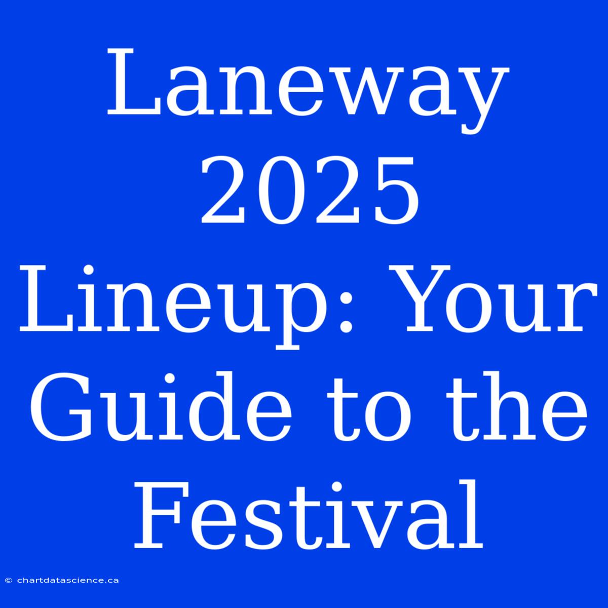 Laneway 2025 Lineup: Your Guide To The Festival