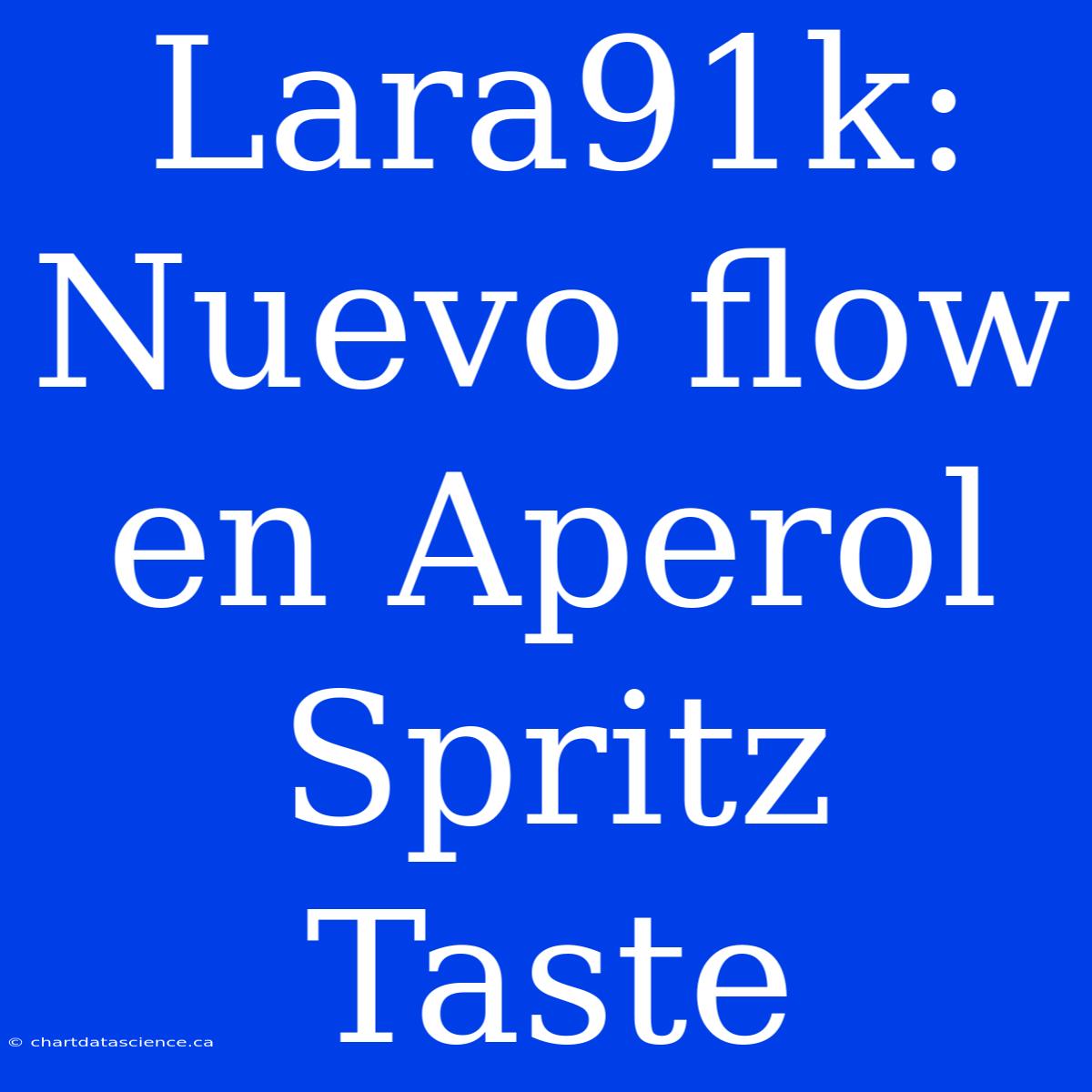 Lara91k: Nuevo Flow En Aperol Spritz Taste