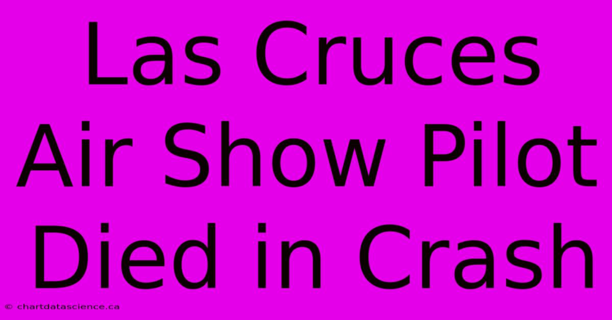 Las Cruces Air Show Pilot Died In Crash