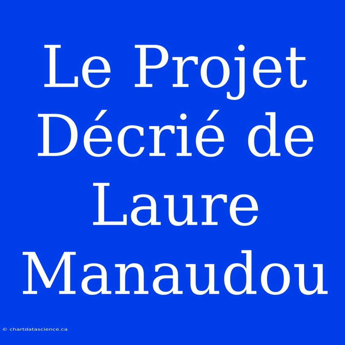 Le Projet Décrié De Laure Manaudou