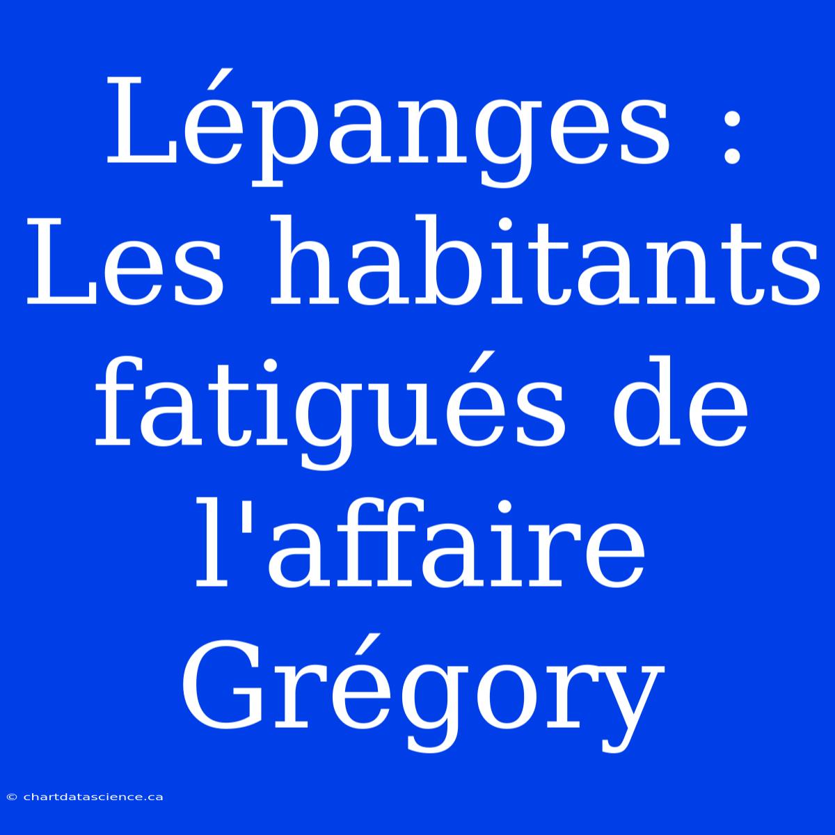 Lépanges : Les Habitants Fatigués De L'affaire Grégory